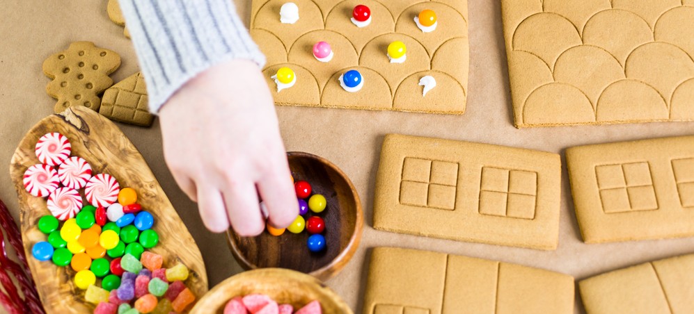 gingerbread and candy