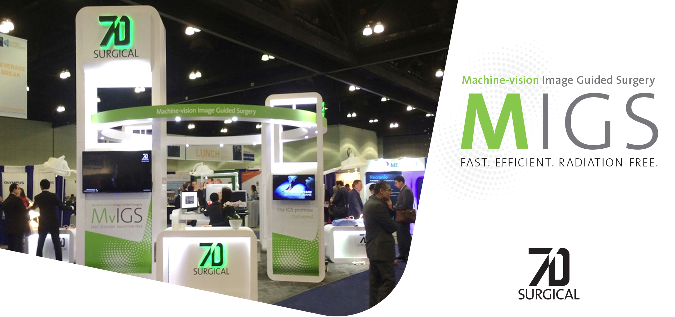 Toronto-based 7D Surgical launched the first MvIGS (Machine-vision Image Guided Surgery) platform at the 2017 AANS neurosurgery meeting in Los Angeles.